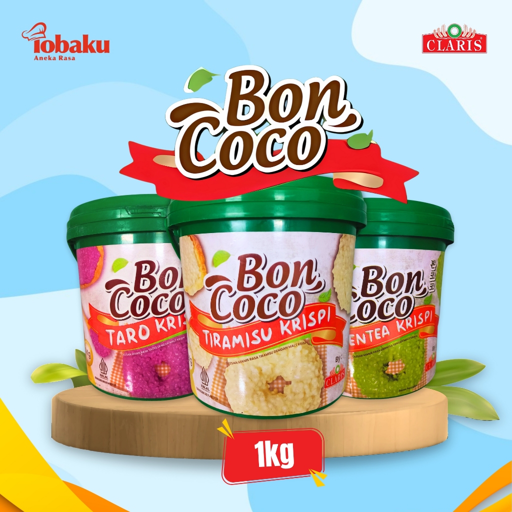 

Bon Coco DIP GLAZE Selai Olesan Manis Malt Krispi Kemasan Bucket 1kg - Rasa Taro, Tiramisu, Green Tea _