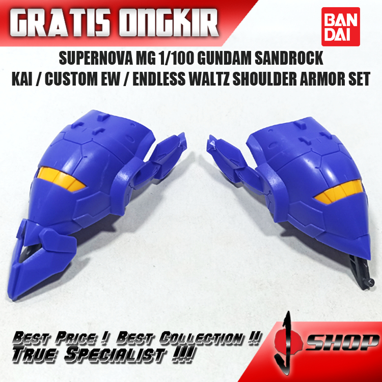SUPERNOVA MG 1/100 GUNDAM SANDROCK KAI / CUSTOM EW / ENDLESS WALTZ SHOULDER ARMOR SET BTLG16