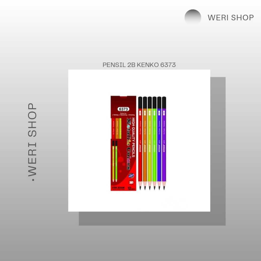 

PENSIL TULIS 2B KENKO 6373 (PER PCS)