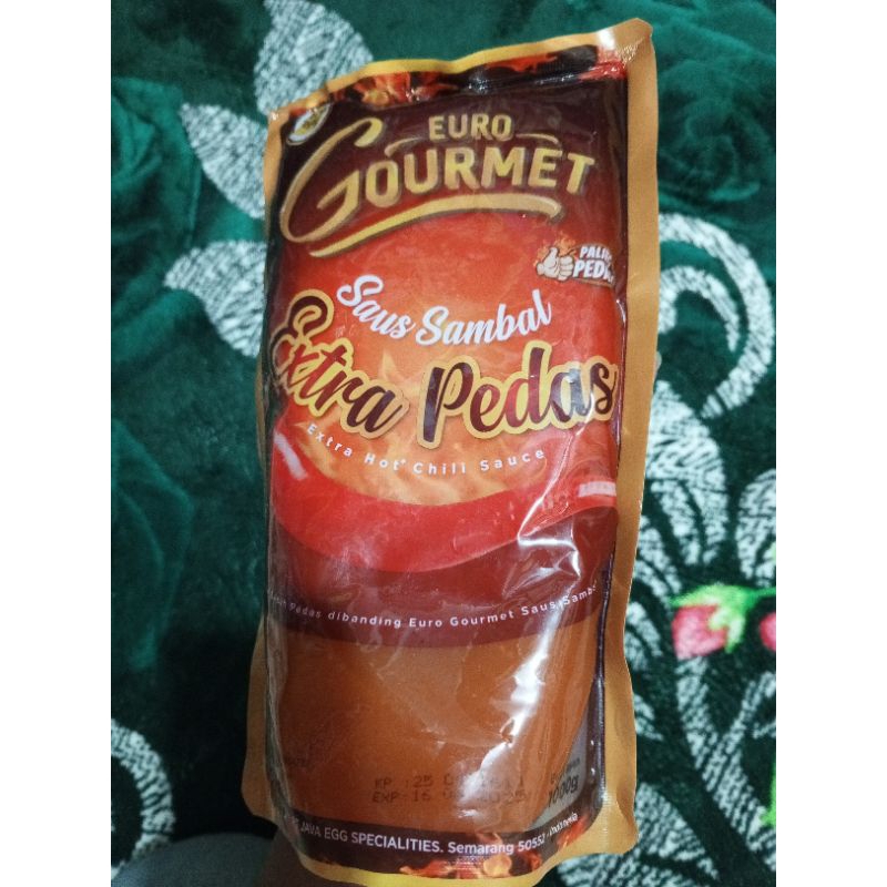 

Euro Gourmet Saus Sambal Pedas dan Extra Pedas Kemasan 1 kg