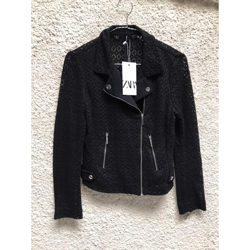 Zara motorcycle jacket ramones