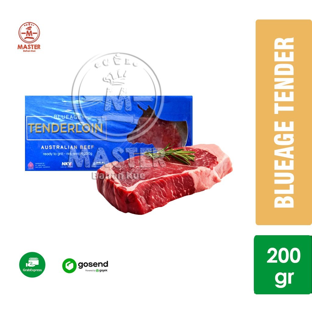 

Beef Tenderloin Steak BLUEAGE AUS Halal Australian 200gr [KHUSUS INSTANT]