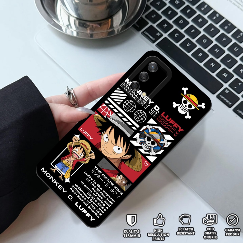 Case Oppo A95 - Casing Hp Oppo A95 Motif One Piece - Softcase Oppo A95 - Softcase Hp Oppo A95 - Case