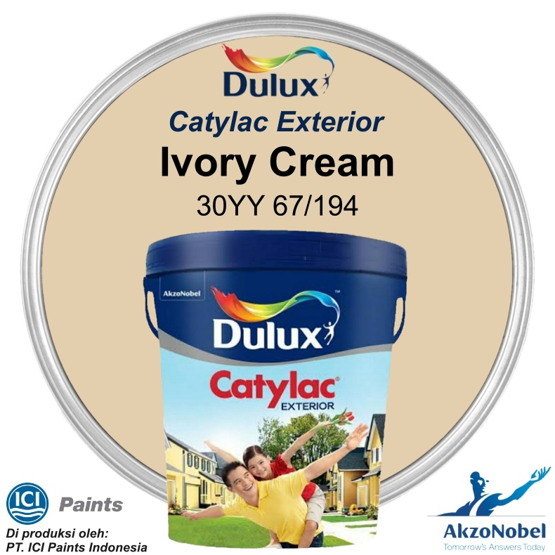 CAT DULUX CATYLAC EXTERIOR 25 KG - IVORY CREAM 30YY 67/194