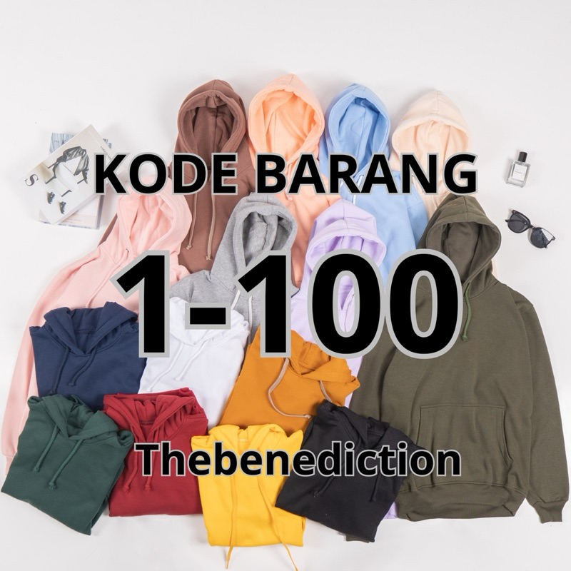 Yubi - JAKET HOODIE PREMIUM PRIA/WANITA KHUSUS LIVE KODE BARANG 1 - 100