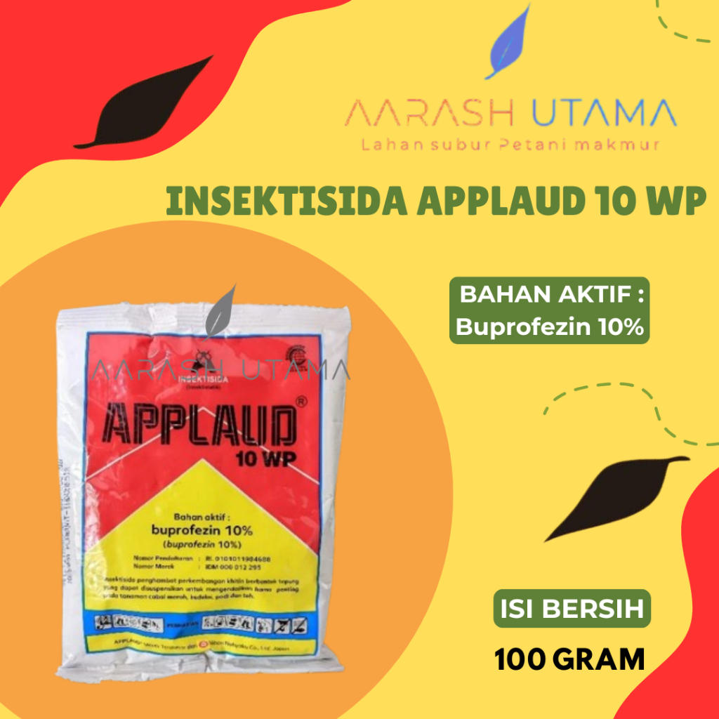 Insektisida APPLAUD 10 WP - 100 Gram Bahan Aktif: Buprofezin 10%