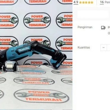 

Recipro Saw Cordless JR 103 DWYE Makita Mesin Gergaji Jig Saw JigSaw
