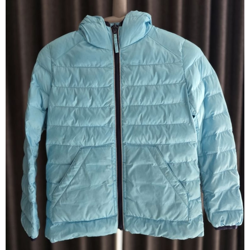 PRELOVED UNIQLO Bubble Winter Jacket Blue