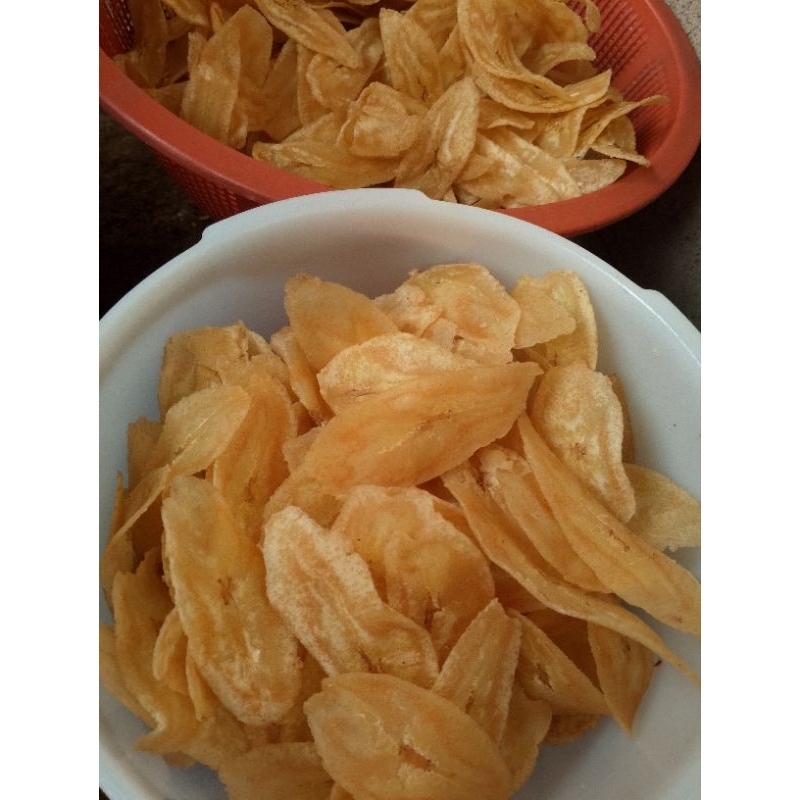 

Best seller keripik lantak 500gr/keripik pisang gurih asin original kemasan 500 gr