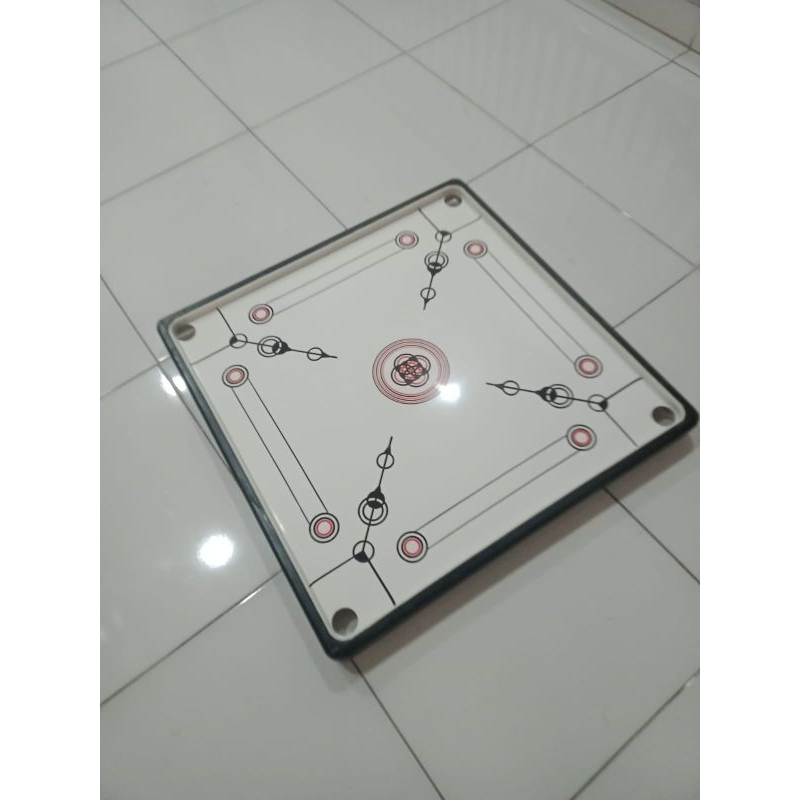 Papan karambol besar ukuran 100cm x 100cm fullset