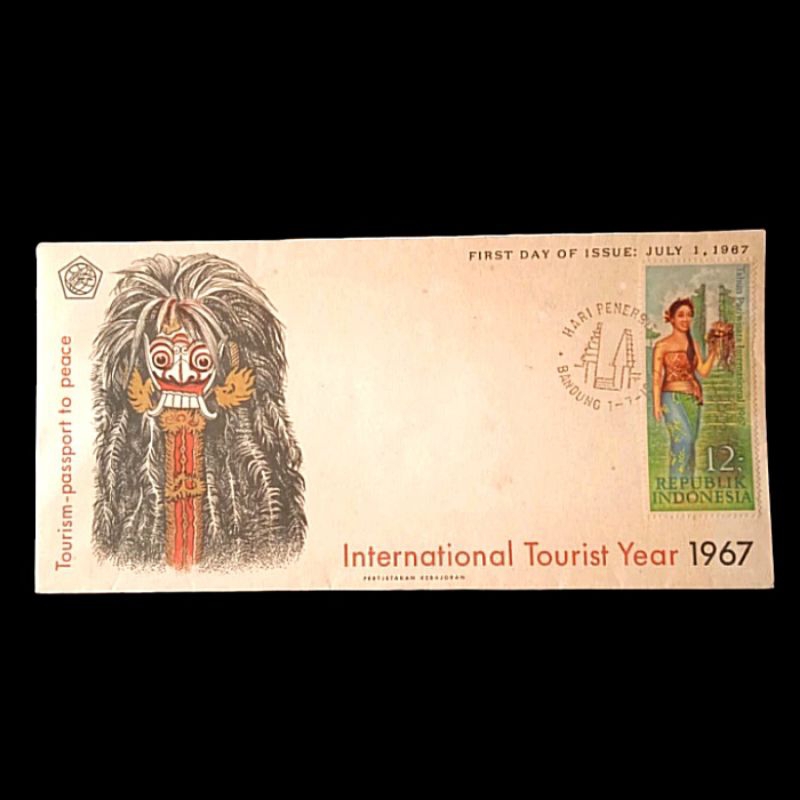 

Perangko Sampul Hari Pertama Tahun Pariwisata Internasional 1967 Antik