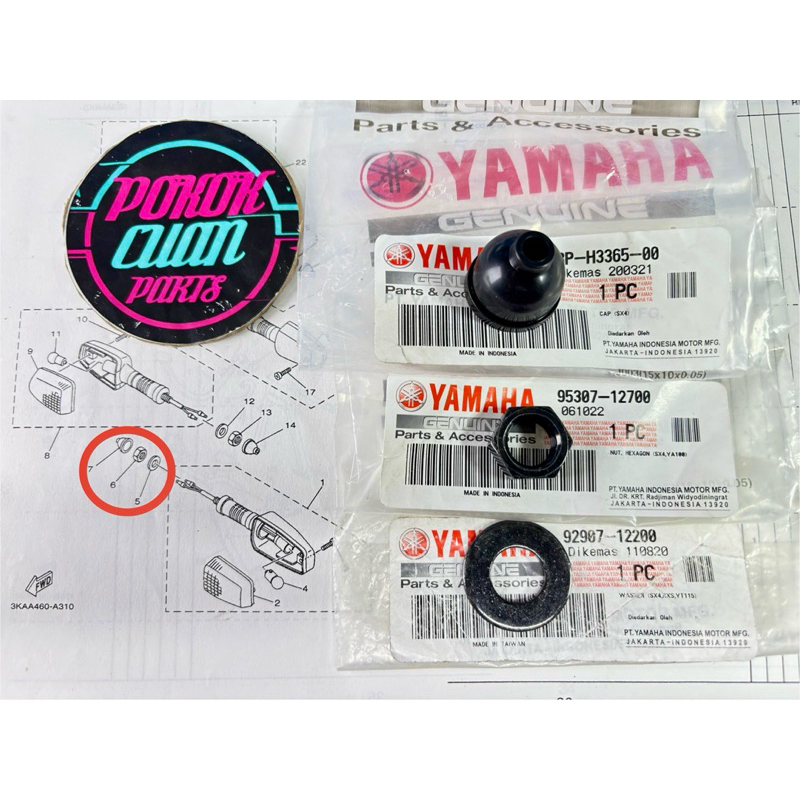 karet mur ring sein riting Yamaha RX KING RXKING NEW Original
