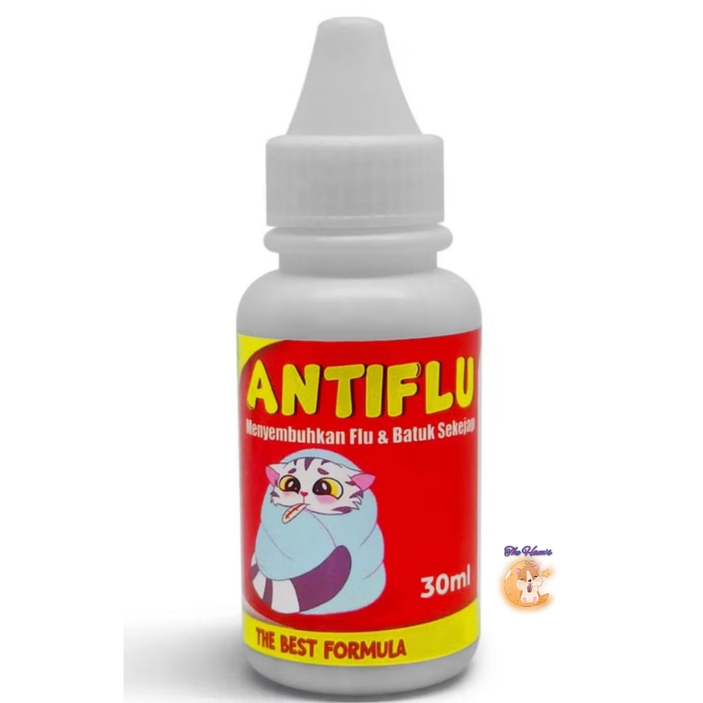 (The Ham's) Obat Kucing Anti Flu Obat Batuk Pilek Antibiotik Kucing Kitten Anabul Atasi Bersin Saria