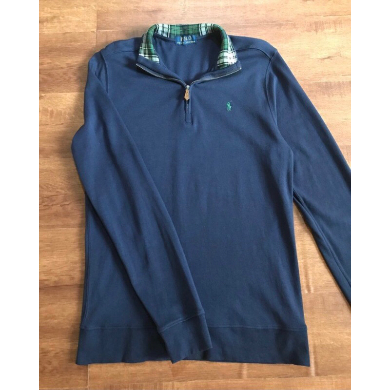 Quarter zip polo ralph lauren navy