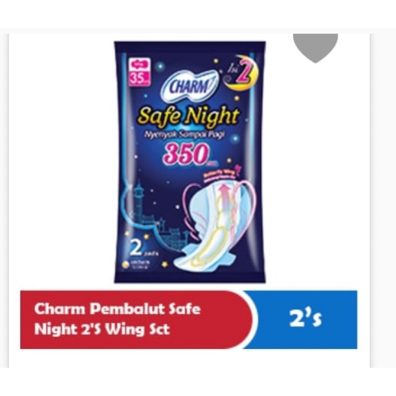 CHARM safe night 35cm renteng isi 2