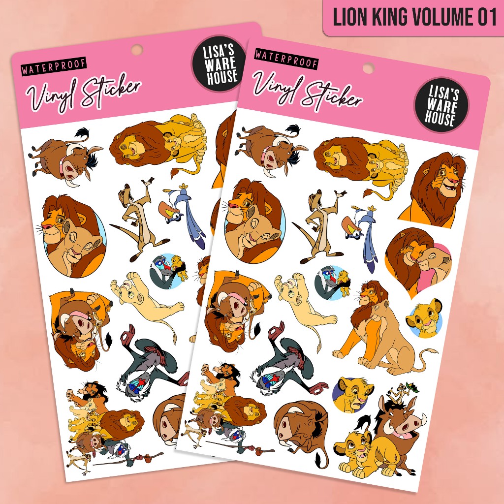 

Sticker Disney Lion King Volume 01