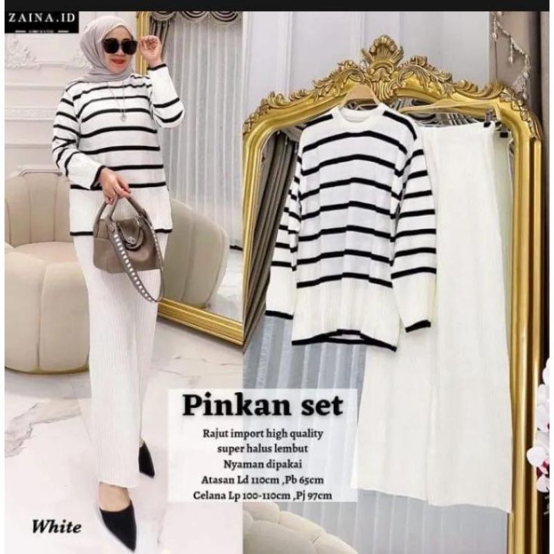 Setelan Pinkan/Pinkan One set/Pakaian Wanita/Bahan Premium/