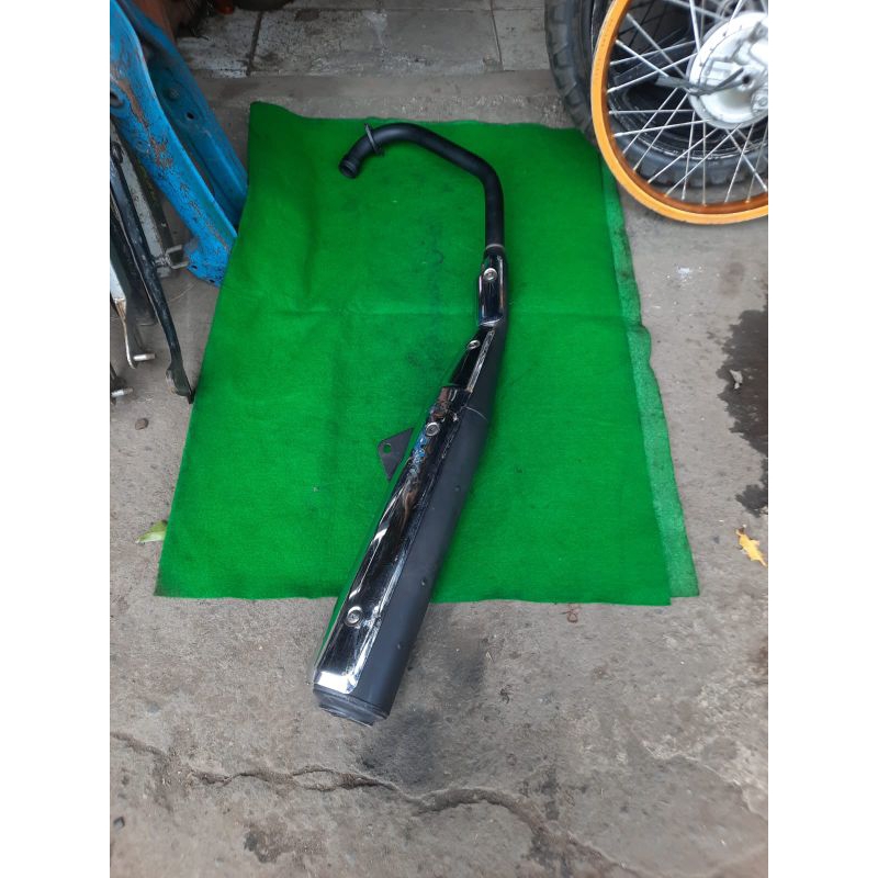 knalpot standar megapro mega pro primus hiu original