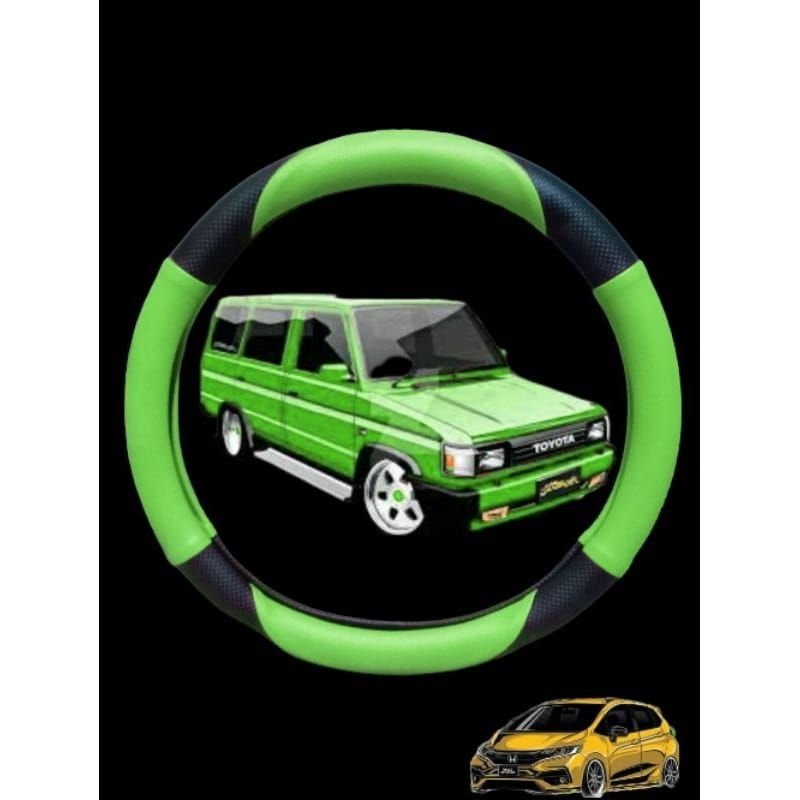 sarung stir kijang lgx, sx, lx super, cover stir kijang motif sabit