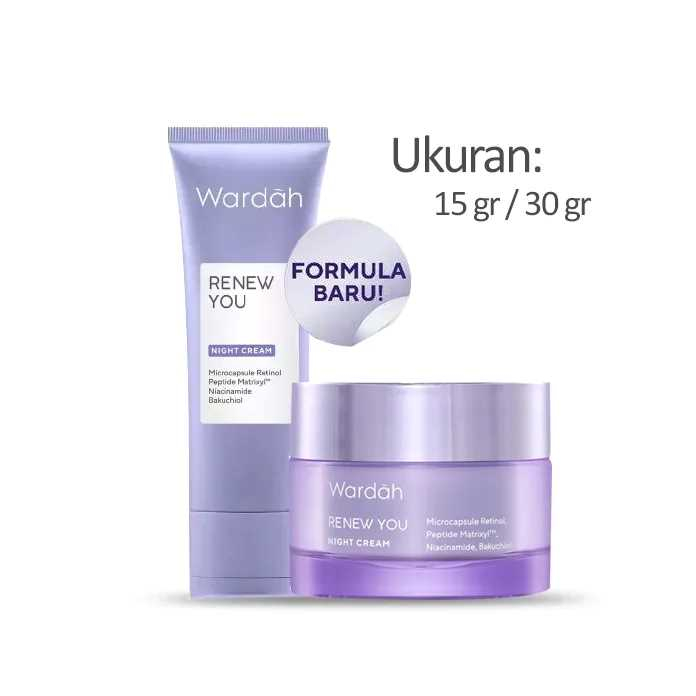 Wardah Renew You Night Cream Anti Aging