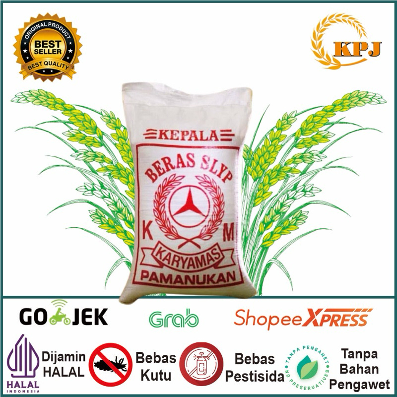 

beras pera super(repack) cocok untuk (nasi goreng,ketupat,lontong dll)