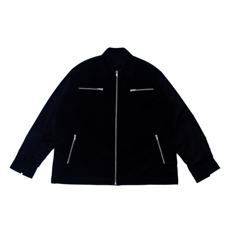 Robusto Jaket Corduroy Hitam