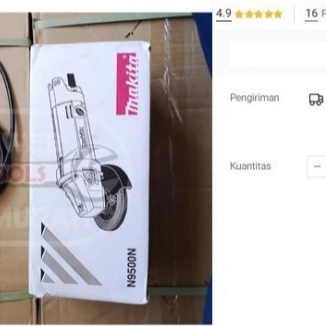 

MESIN GURINDA TANGAN MAKITA N9500N 4" N 9500 N GERINDA MAKITA 4" JAPAN