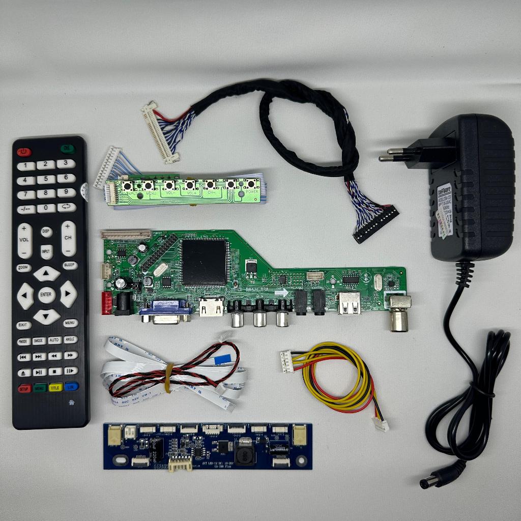 Modul Board Universal Controller TV Digital Monitor Layar LCD LED Laptop 20/30 Pin USB VGA HDMI