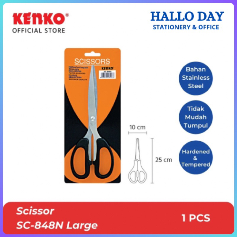 

HD Gunting Besar KENKO SC-848N / Gunting STAINLESS