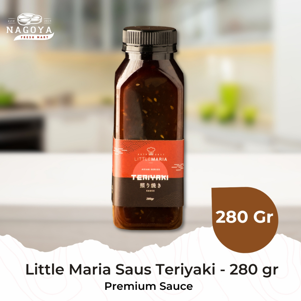

Little Maria Saus Teriyaki Sauce - 280 Gr Premium | Saus Steak | Pasta