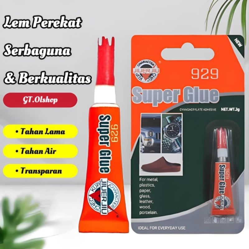 

Lem Korea power super Glue instant / perekat perbaikan tas sepatu cairan transparan penambal