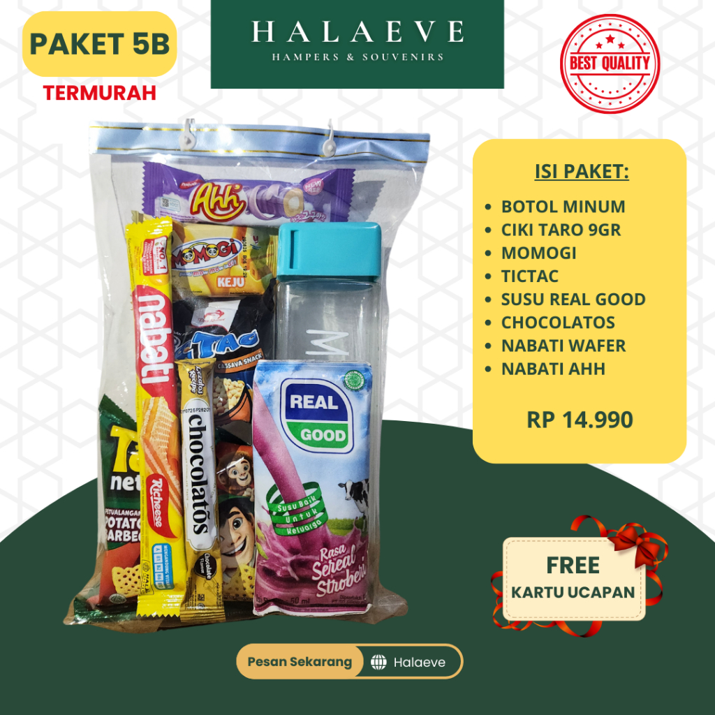 

HALAEVE 5 Paket Snack Ulang Tahun / Hampers Ulang Tahun Anak CIKI + SUSU TERMURAH READY STOCK