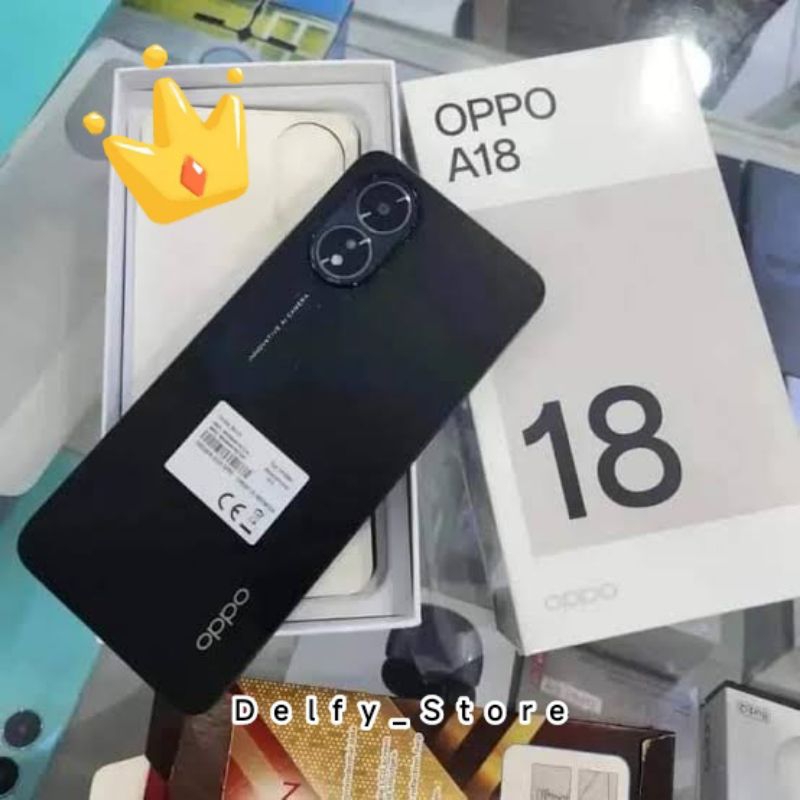 OPPO A18 RAM 4GB / 128GB Baterai 5000 mAh