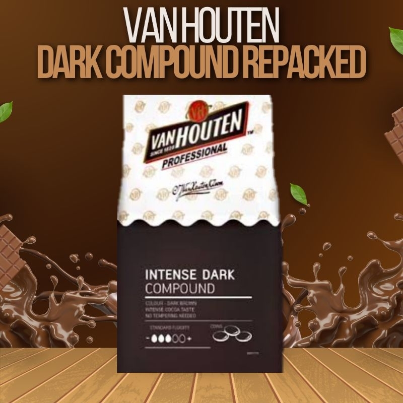 COKLAT COIN VAN HOUTEN DARK COMPOUND - COKLAT VAN HOUTEN REPACKED
