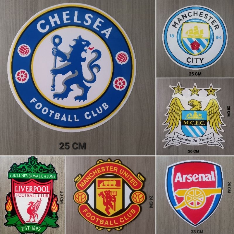 

STIKER BOLA LIGA INGGRIS VINYL UKURAN BESAR