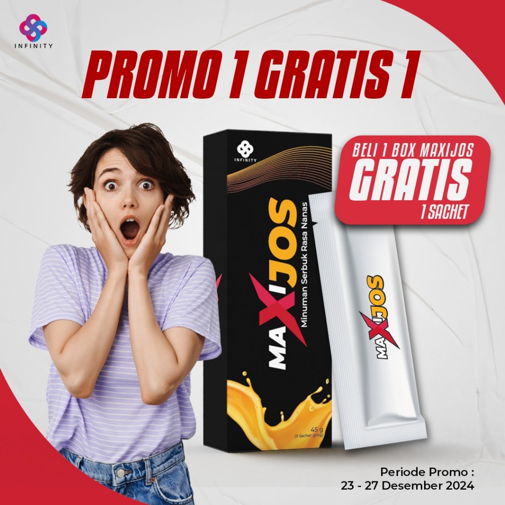 

MaxiJos Serbuk Rasa Nanas Minuman Kesehatan Untuk Vit4lit4S Si Burung Putut