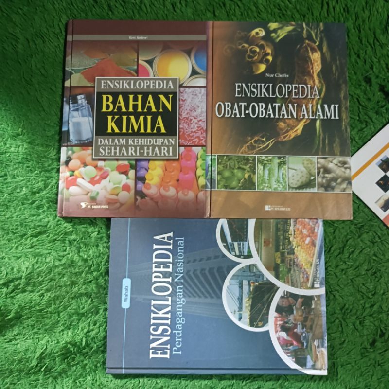 ORIGINAL BUKU ENSIKLOPEDIA BAHAN KIMIA DALAM KEHIDUPAN SEHARI-HARI OBAT-OBATAN ALAMI PERDAGANGAN NAS