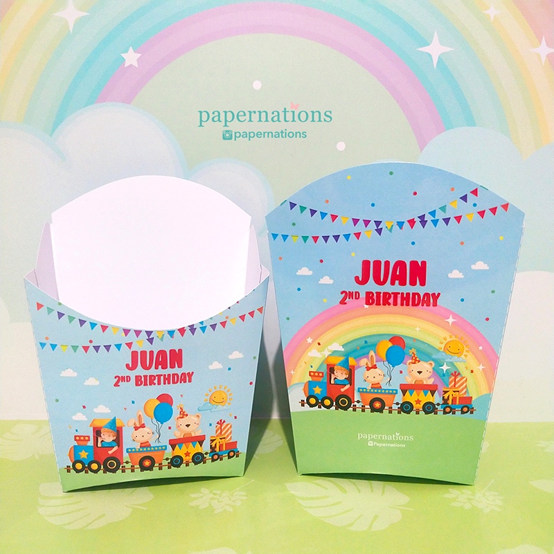 Custom French Fries Box / Custom Fries Box / Goodie Bag Ultah / Hampers Ultah