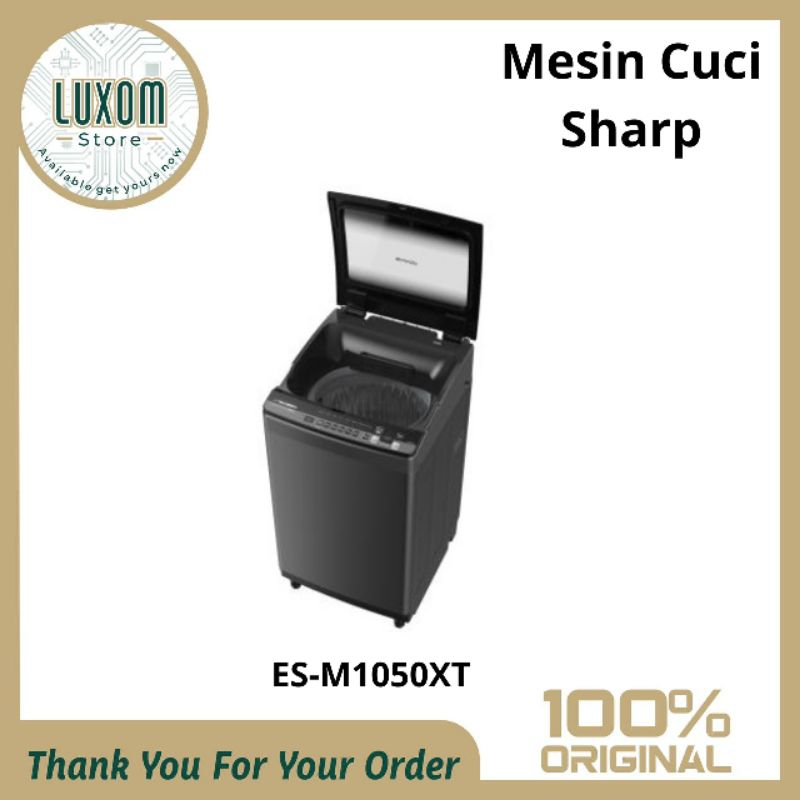 Mesin Cuci Sharp ES-M1050XT (10kg) /Mesin cuci sharp 1 tabung/mesin cuci