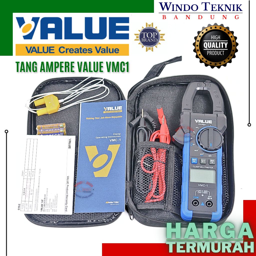 TANG AMPERE VALUE VMC 1 | CLAMP AMPERE VALUE | AMPERE DIGITAL VALUE VMC 1