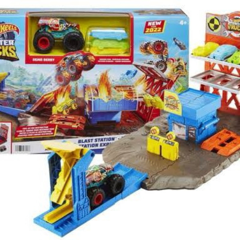 Hot Wheels Monster Truck Blast Station Target Playset