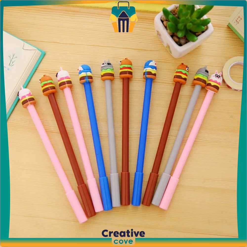 

Pulpen Hamburger Karakter Cartoon / Alat Tulis Perlengkapan Anak Sekolah / Pen Burger Kartun Line Stationary Creative Cove A7