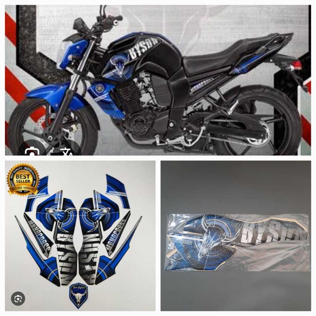 STIKER MOTOR YAMAHA BYSON 2013-2014 STRIPING FULL SET BODY MOTOR