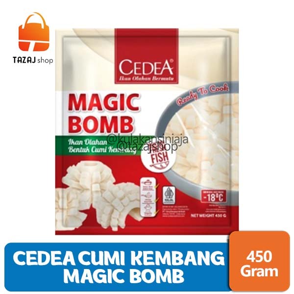 

Cedea Magic Bomb 450gr Olahan Ikan Bentuk Cumi