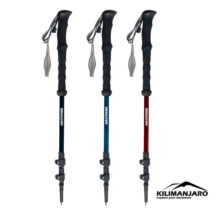 Tracking Pole hiking - Trekking Pole 135 CM ALLOY ALUMINIUM With Clamp