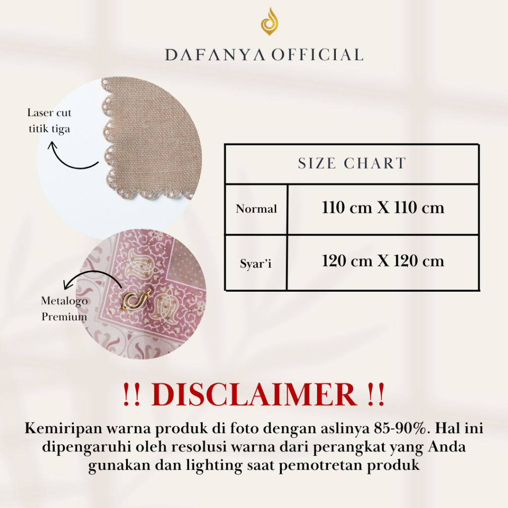 Penawaran Terbatas - Luana Series Jilbab Motif Ethnik Kerudung Segi Empat Hijab Scarf bahan Voal