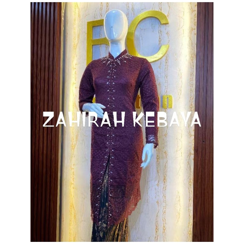 Kebaya sanghai tunik tile/tunik tile/kebaya modern/kebaya pesta/kebaya Payet/kebaya ibu besan /kebay