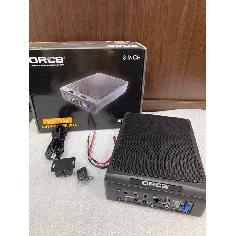 Subwoofer kolong Orca 8” 8inch  SW-2668 sub aktif basstube kolong mobil SW 2668