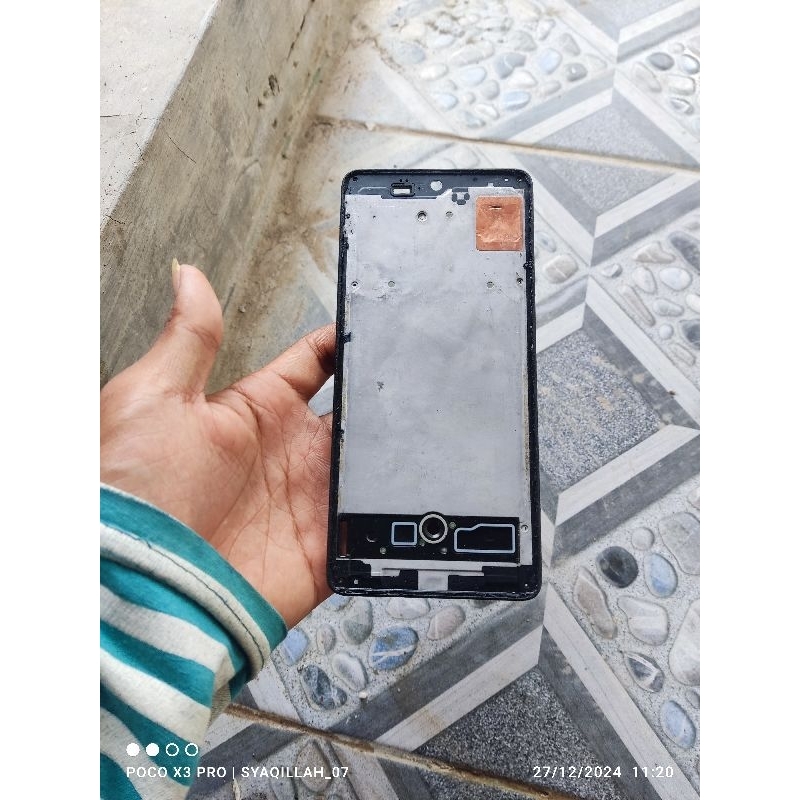 FREME LCD TULANG TENGAH SAMSUNG A71 ORIGINAL CABUTAN