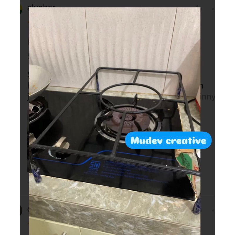 Tatakan kompor tanam | oven tangkring kompor Tanam